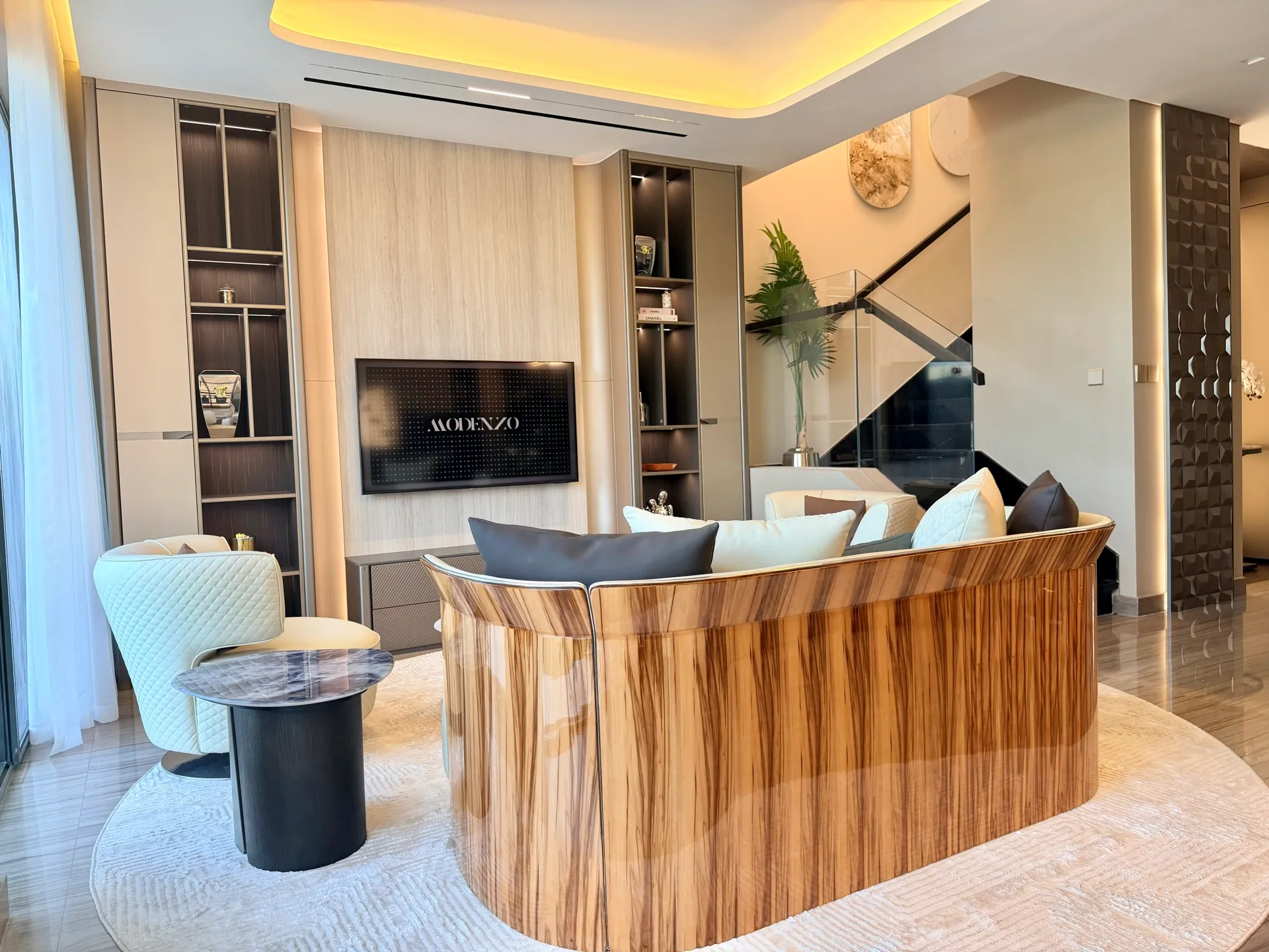 TV unit showroom display